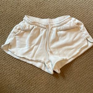 Brandy Melville Cream Sweatshorts